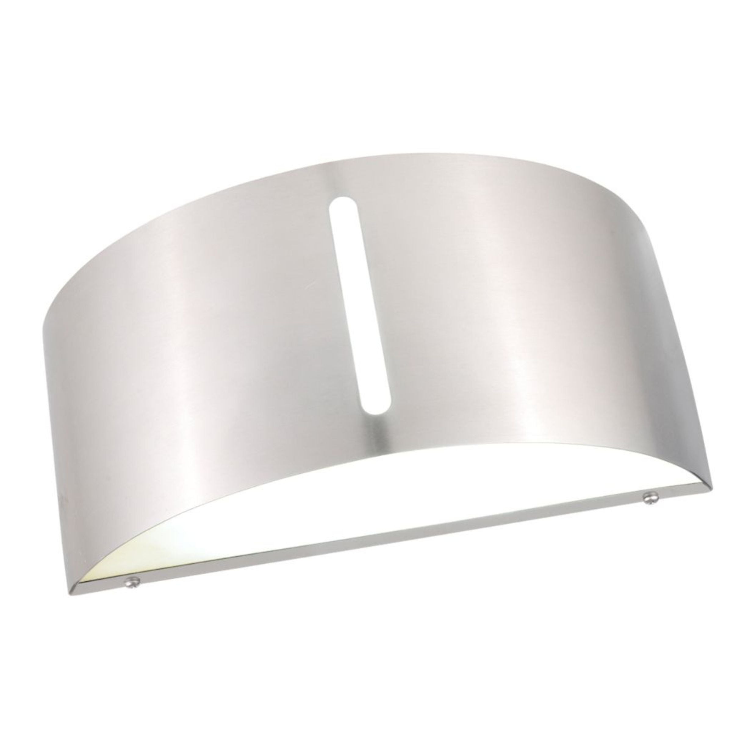 Lutec Bonn Silver Outdoor Wall Light 6330402001