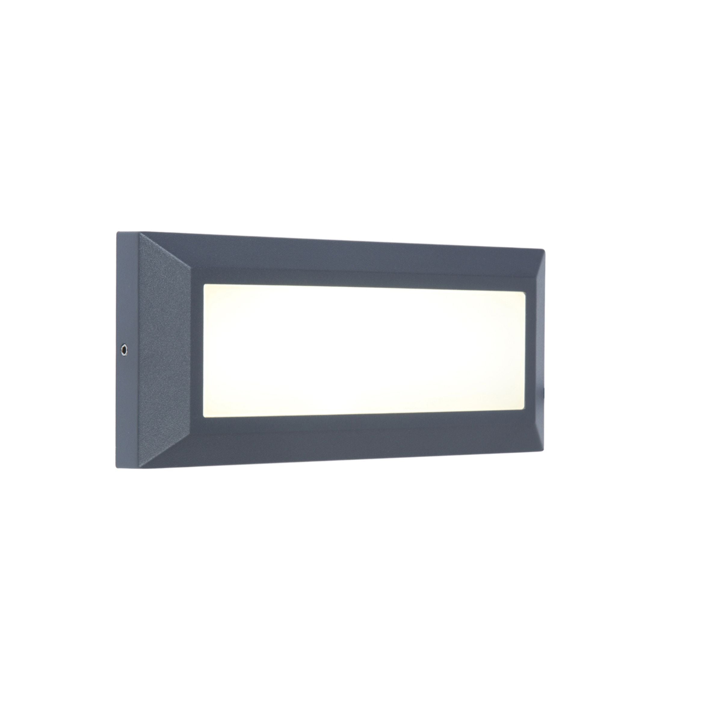 Lutec Helena Outdoor Wall Light In Dark Grey 5191601118