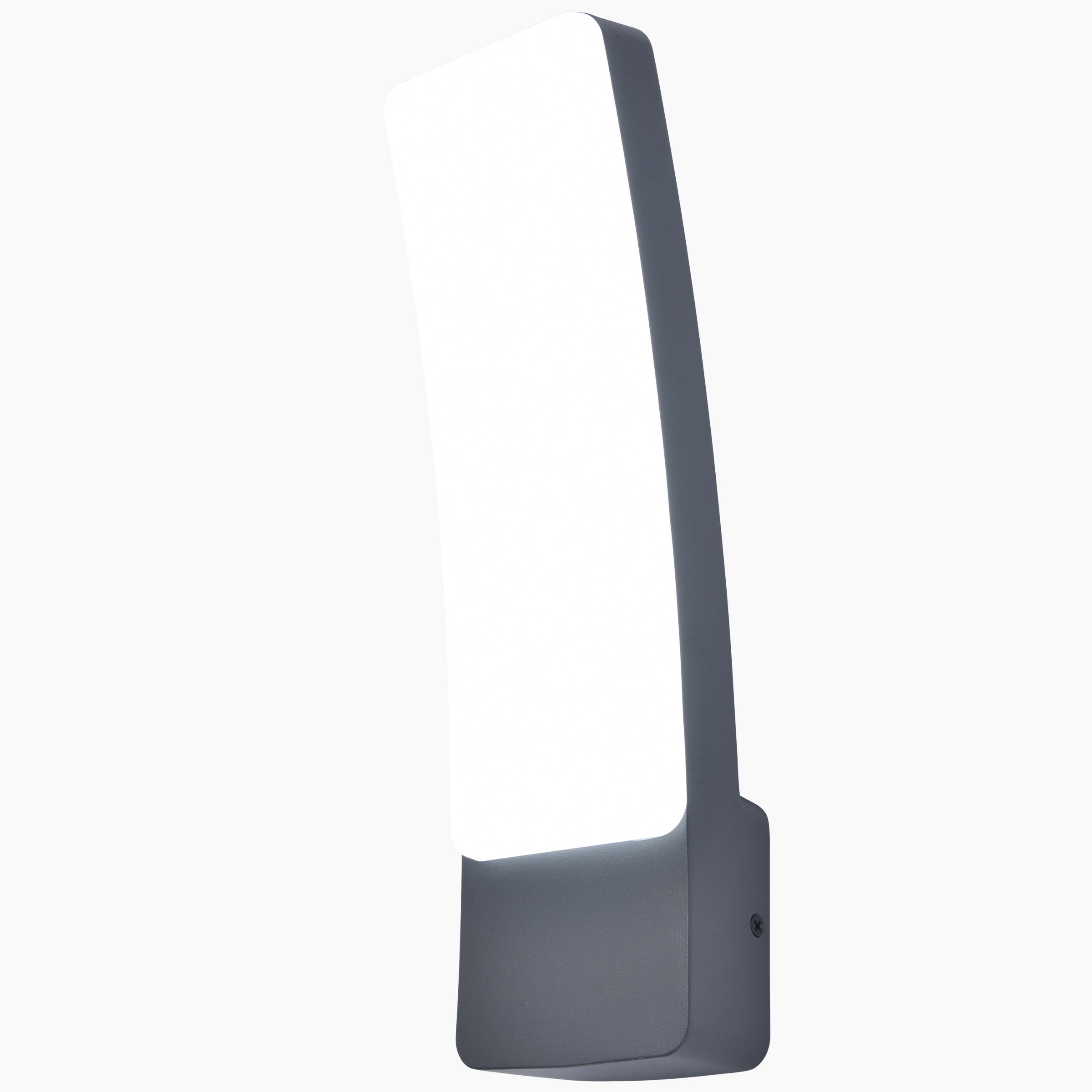 Lutec Kira Outdoor LED Wall Light - Grey