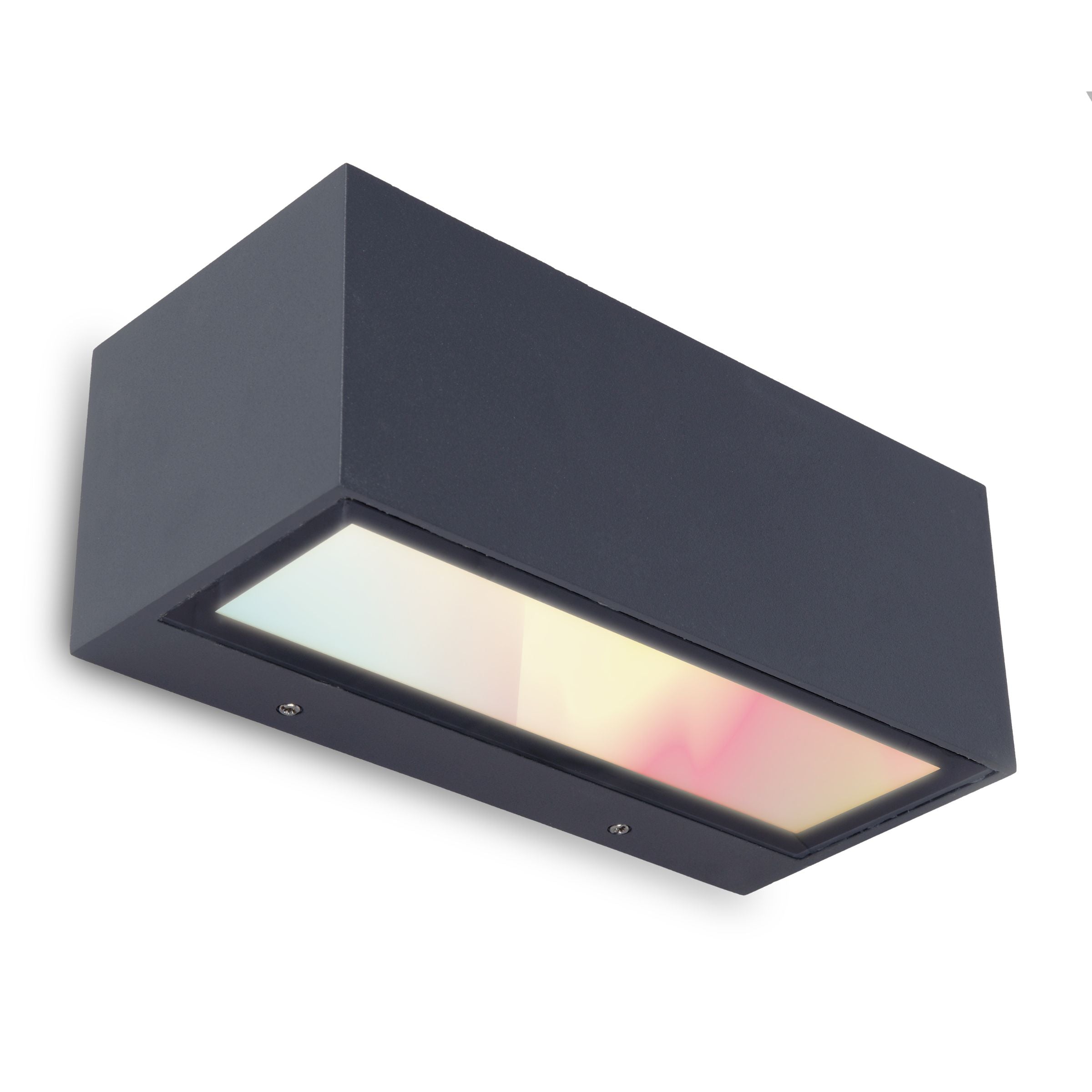 Lutec Gemini Dark Grey Outdoor LED Brick Wall Light 5189120118