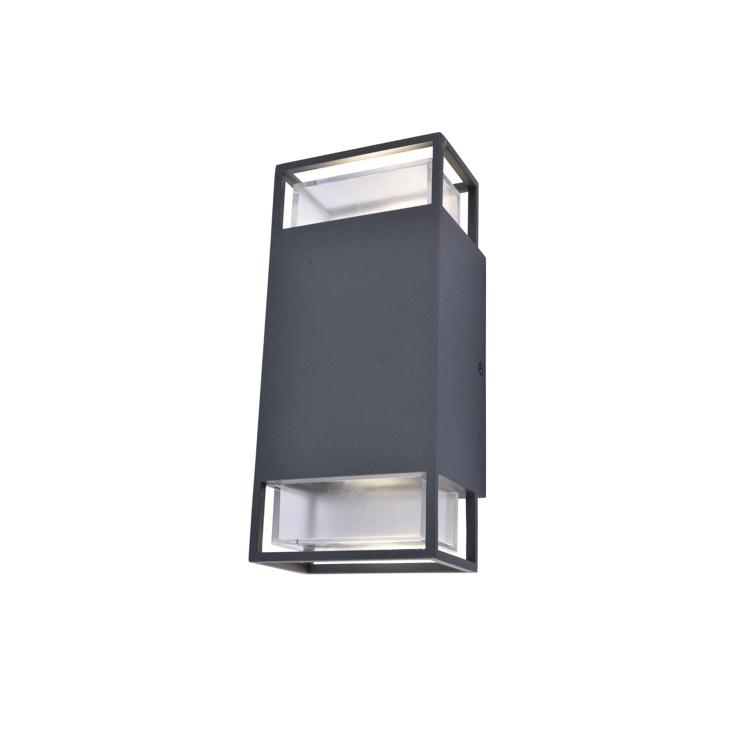 Lutec Ridge Outdoor Up & Down Wall Light - Grey 5107101118