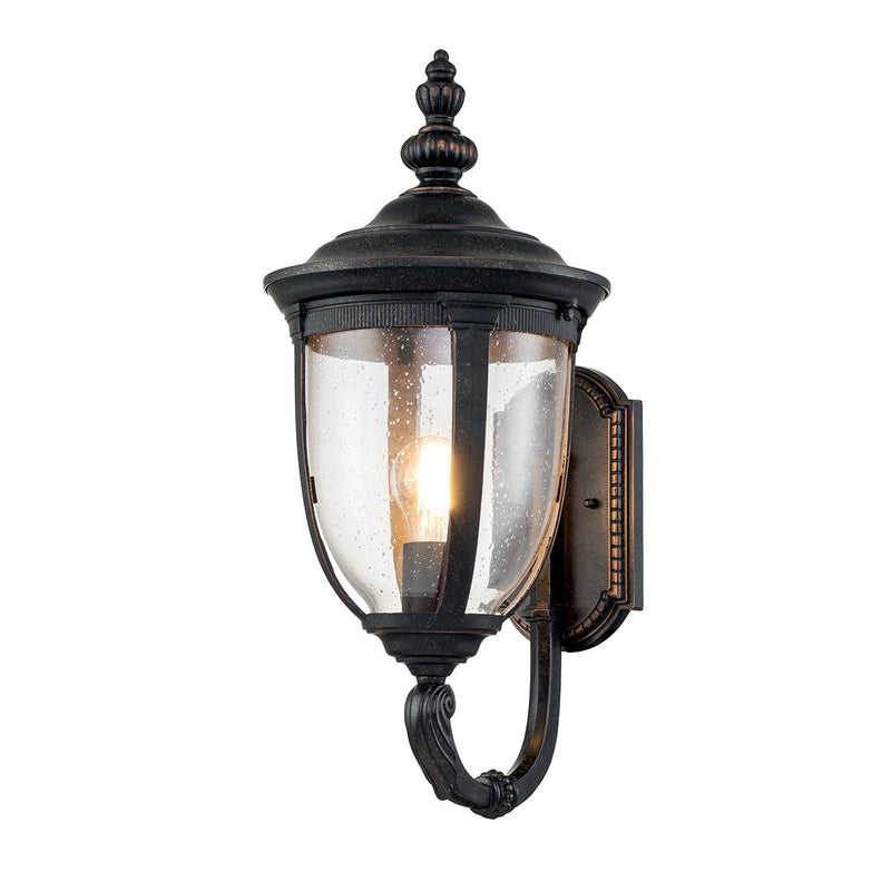 Cleveland 1 Light Medium Bronze Outdoor Wall Lantern image 1