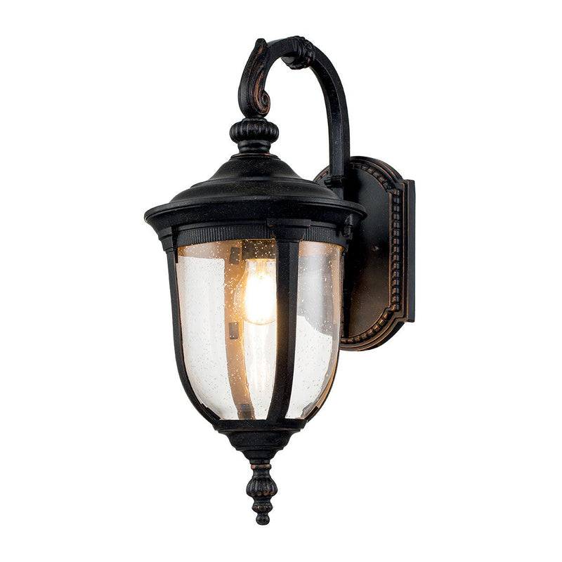 Cleveland 1 Downlight Medium Bronze Outdoor Wall Lantern image 1