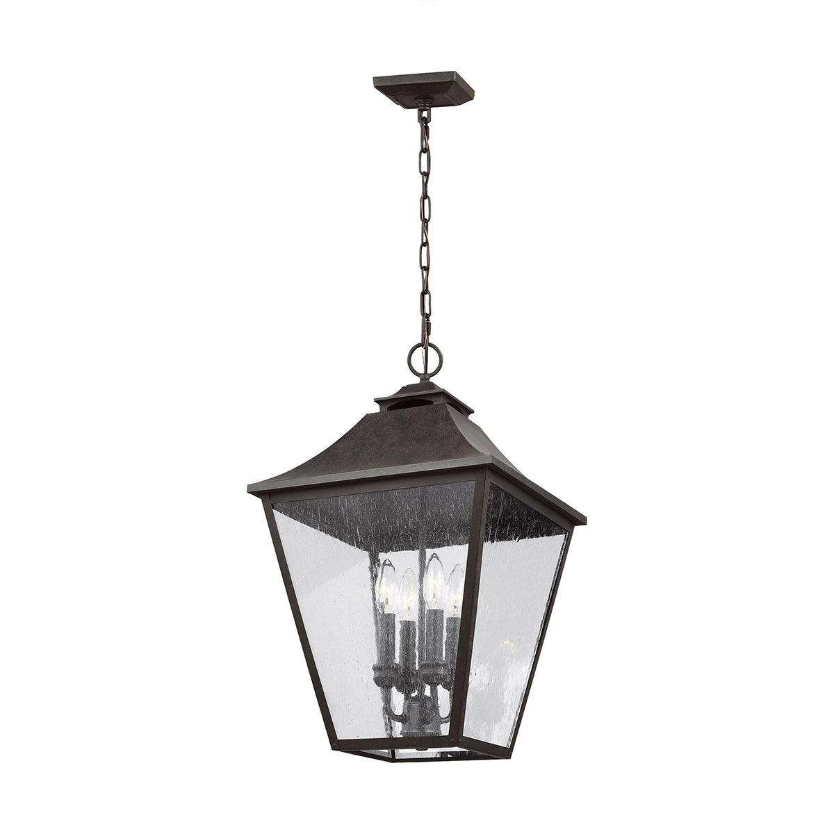 Feiss Galena 4 Light Outdoor Chain Lantern