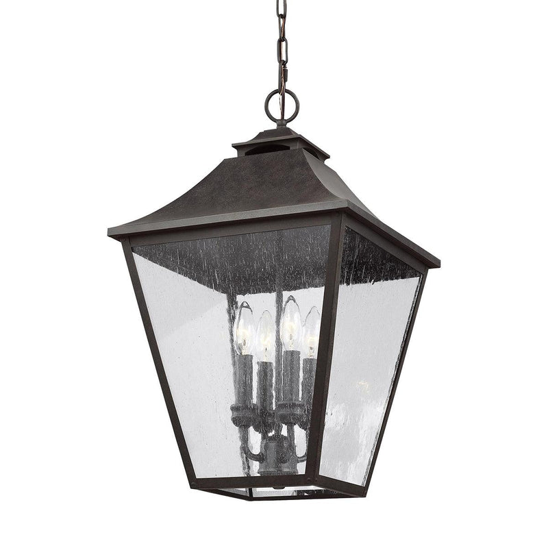 Feiss Galena 4 Light Outdoor Chain Lantern