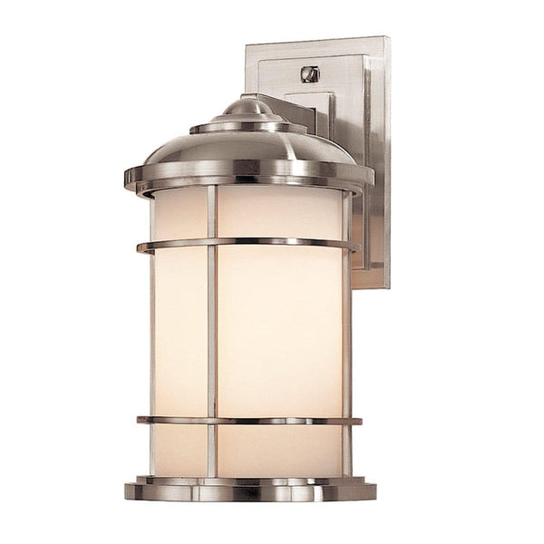 Feiss Lighthouse 1 Lt Medium Outdoor Wall Lantern Brushed Steel