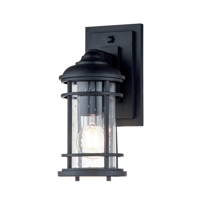 Feiss Lighthouse 1 Light Small Black Outdoor Wall Light