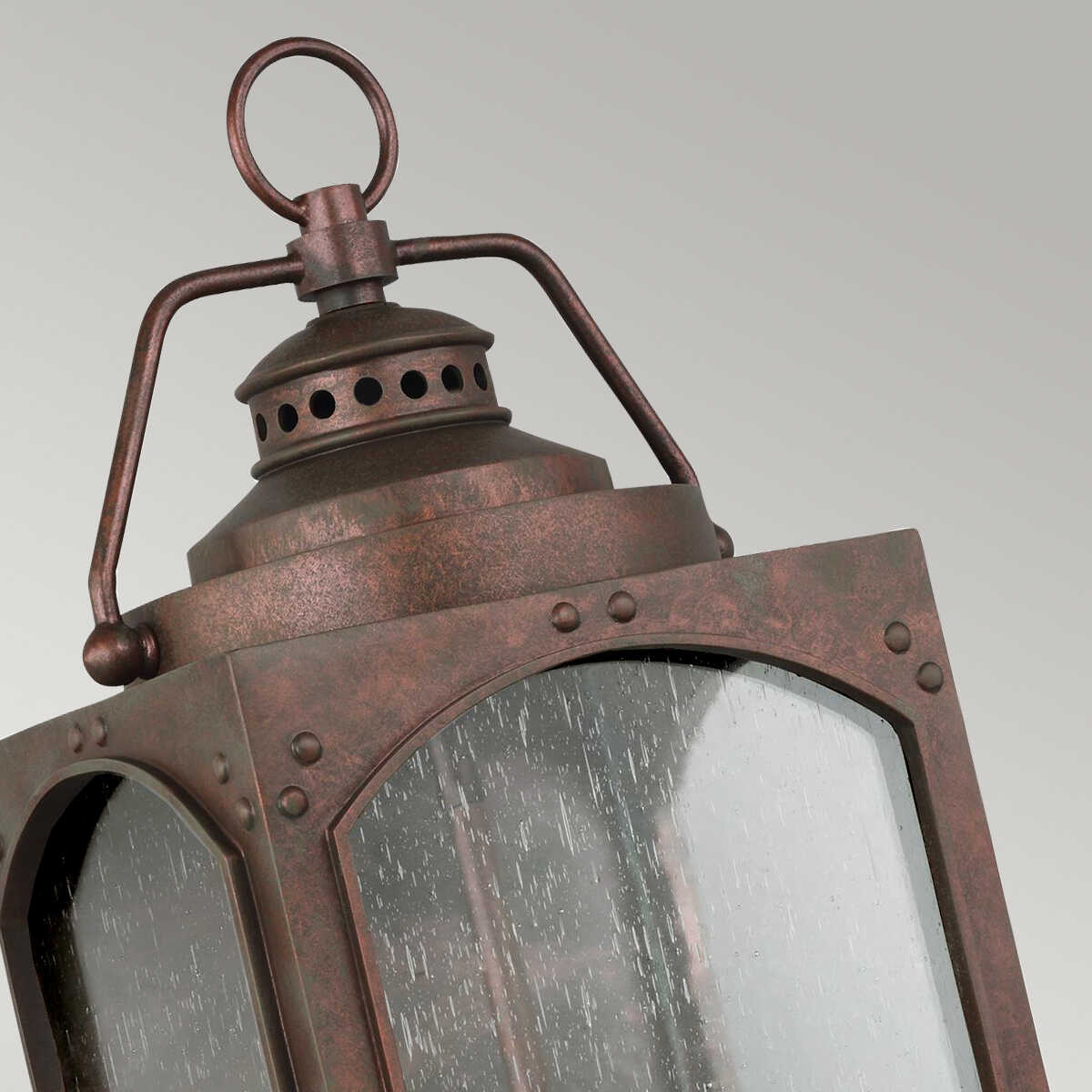 Feiss Randhurst 3 Light Large Copper Outdoor Wall Lantern