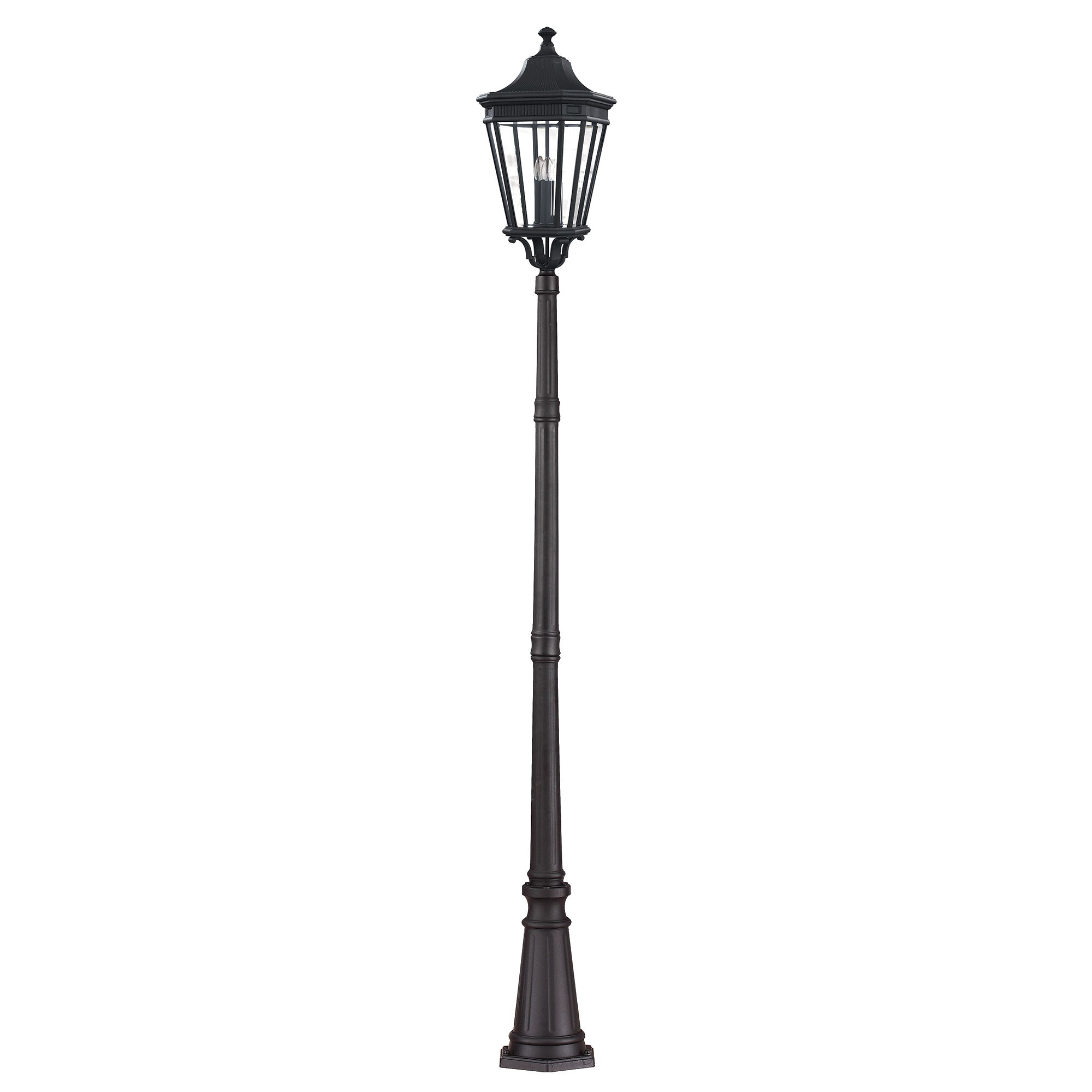 Elstead Cotswold Lane Black Large Outdoor Post Lantern