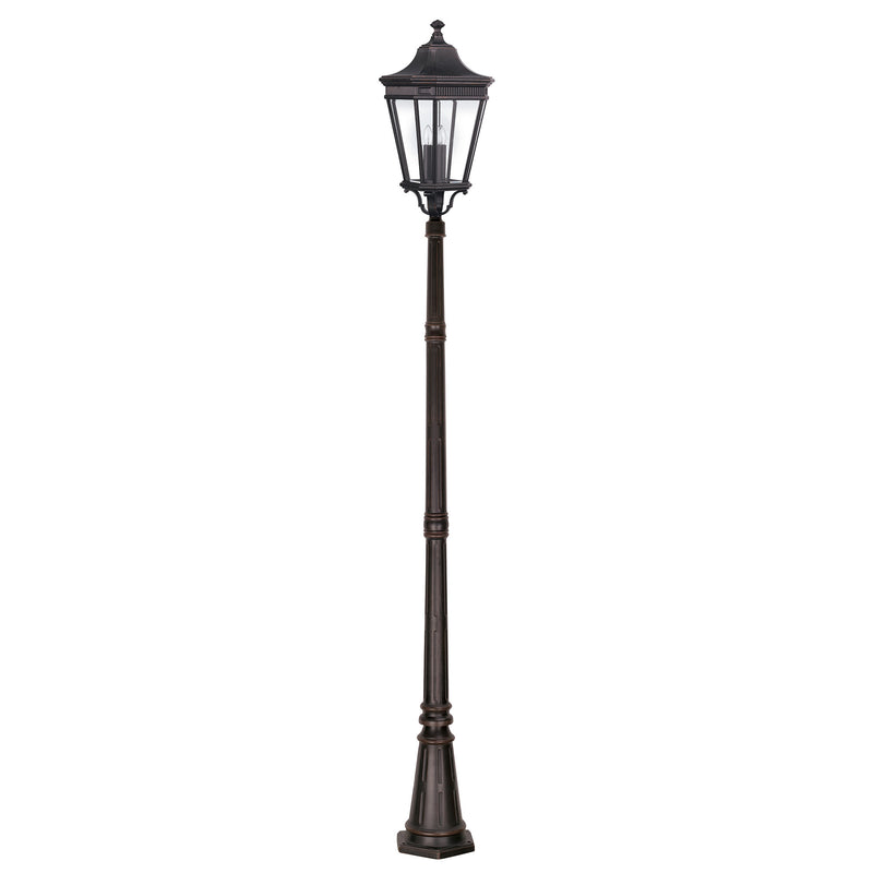 Elstead Cotswold Lane Grecian Bronze Large Outdoor Post Lantern