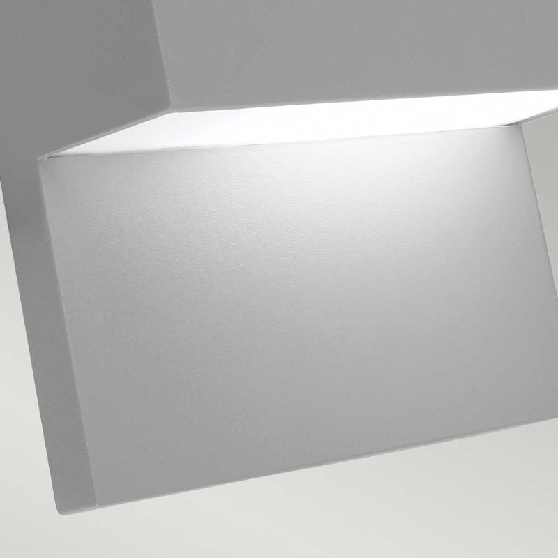 Norlys Geneve 1 Light Outdoor Wall Light with PIR Aluminium