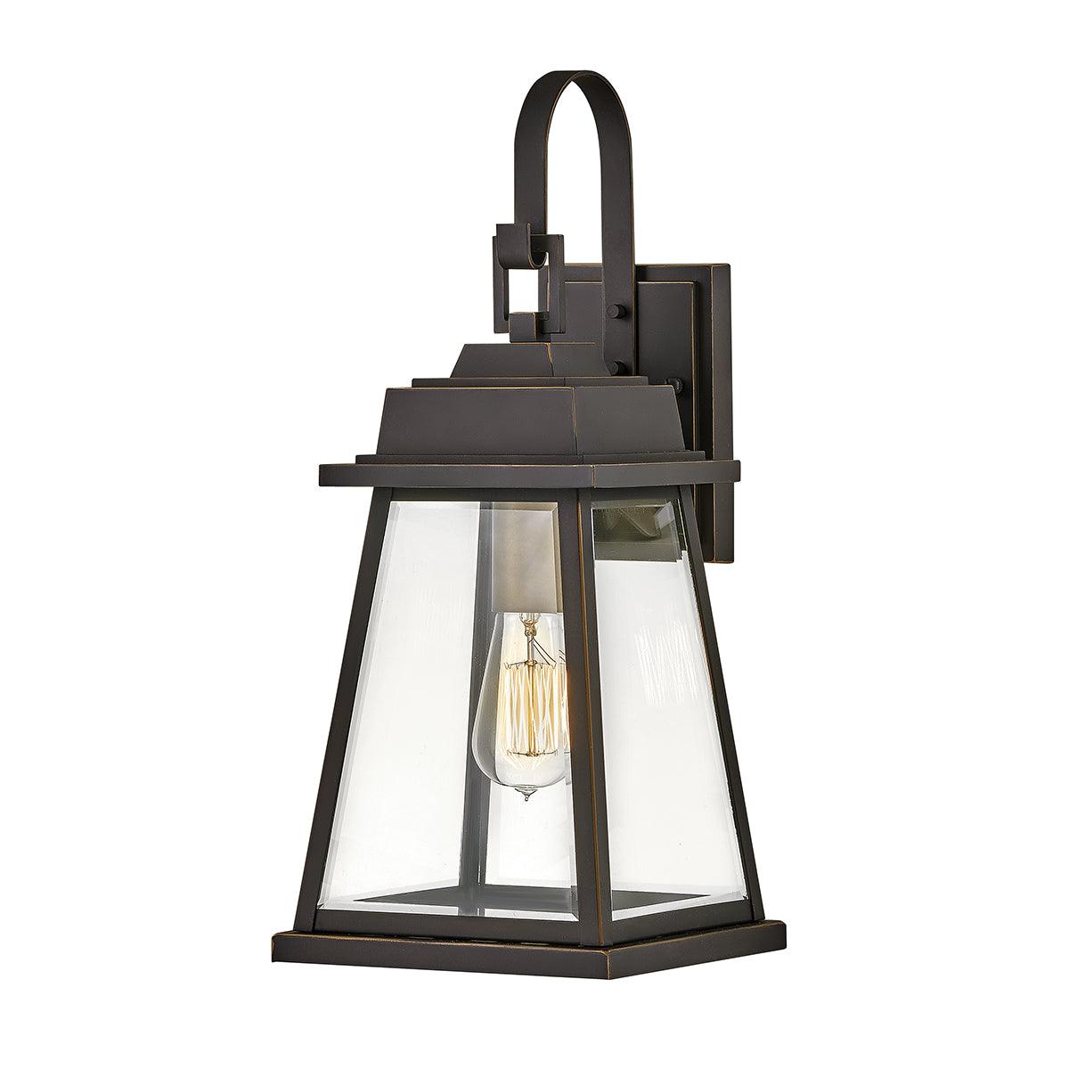 Hinkley Bainbridge 1 Light Medium Bronze Outdoor Wall Lantern image 1