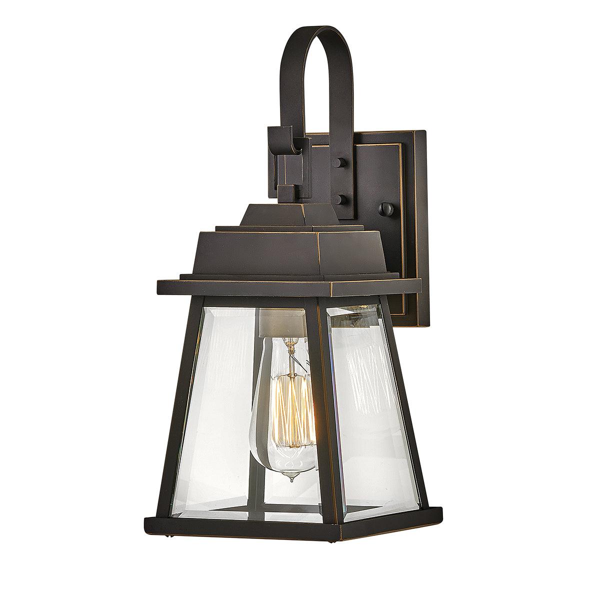 Hinkley Bainbridge 1 Light Small Bronze Outdoor Wall Lantern image 1