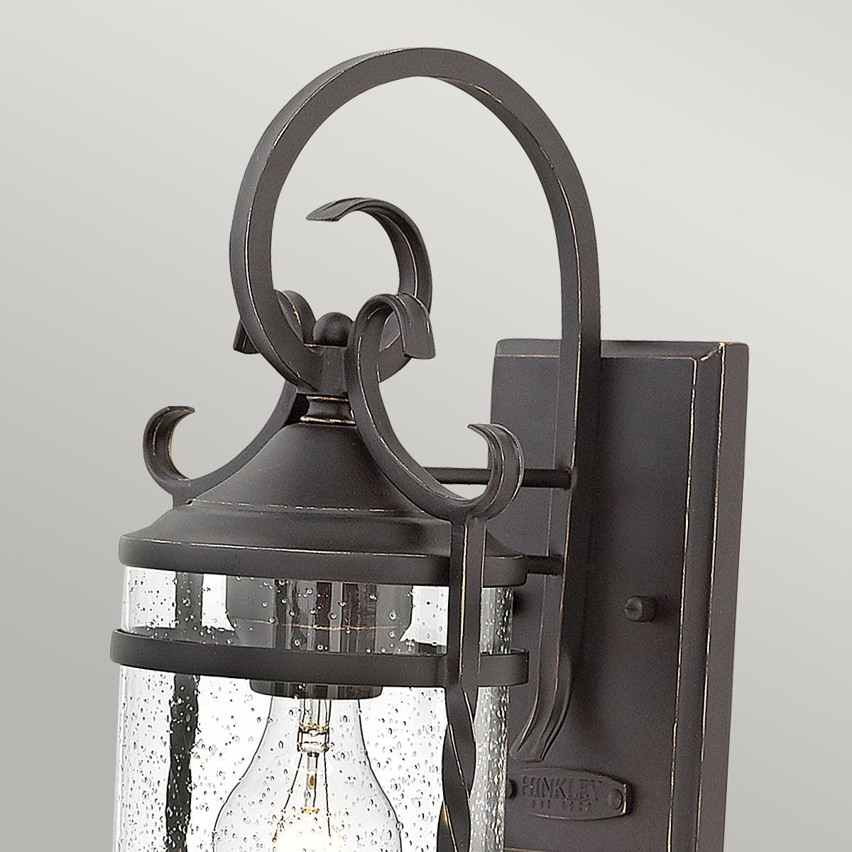 Hinkley Casa 1 Light Black Outdoor Wall Light