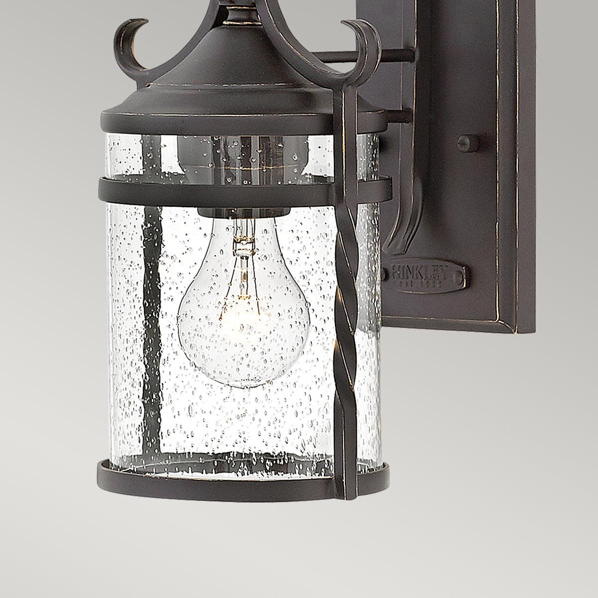 Hinkley Casa 1 Light Black Outdoor Wall Light