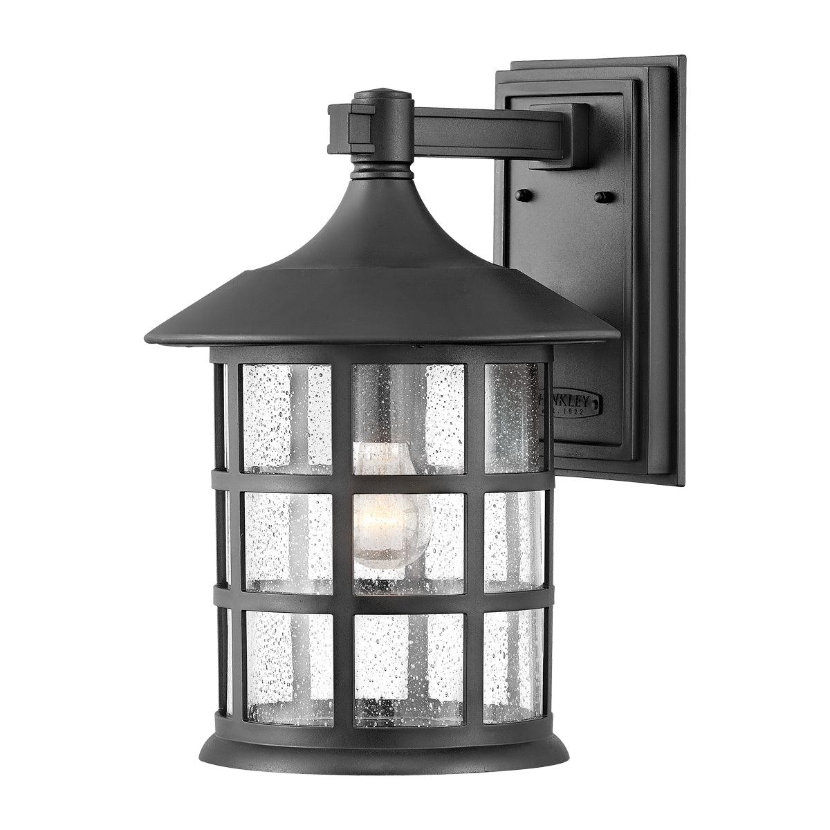 Hinkley Freeport 1lt Large Black Outdoor Wall Light