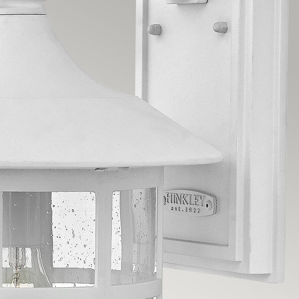 Hinkley Freeport 1lt Large White Outdoor Wall Light