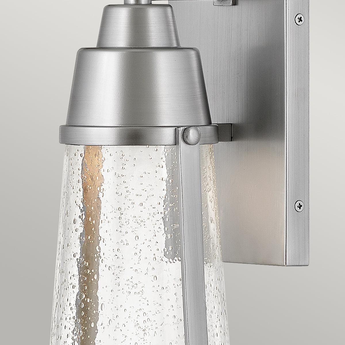 Hinkley Miles 1 Light NIckel Outdoor Wall Light