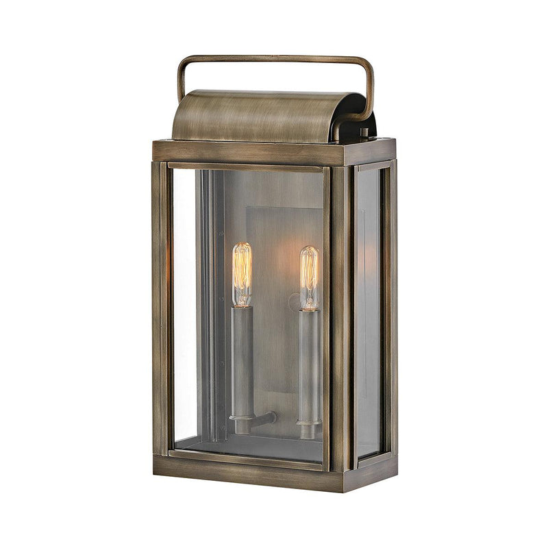 Hinkley Sag Harbor 2 Light Medium Bronze Outdoor Wall Lantern image 1