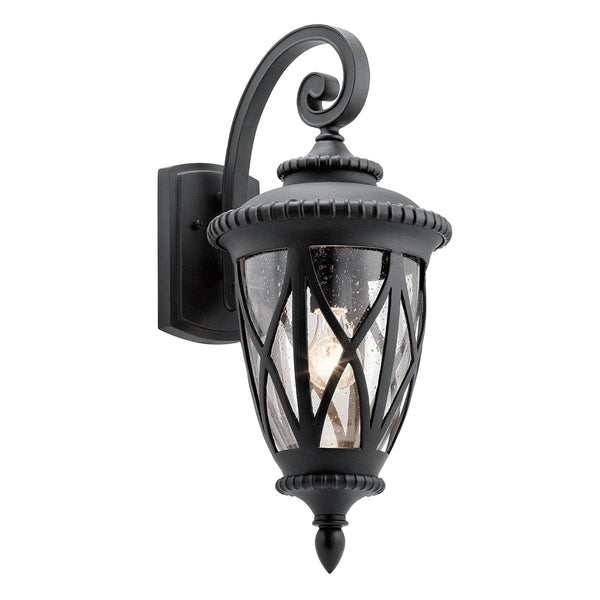 Kichler Admirals Cove 1Lt Large Black Outdoor Wall Lantern