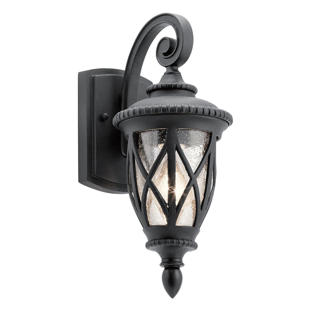 Kichler Admirals Cove 1 Lt Small Black Outdoor Wall Lantern