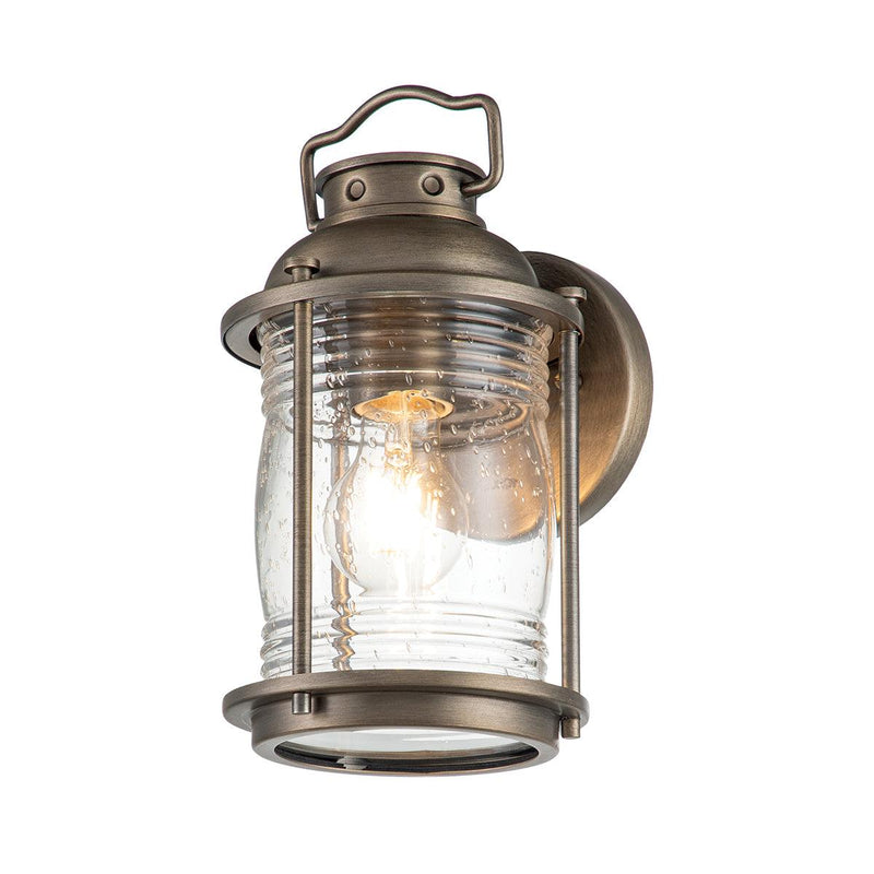 Kichler Ashland Bay Small Bronze Outdoor Wall Lantern image 1