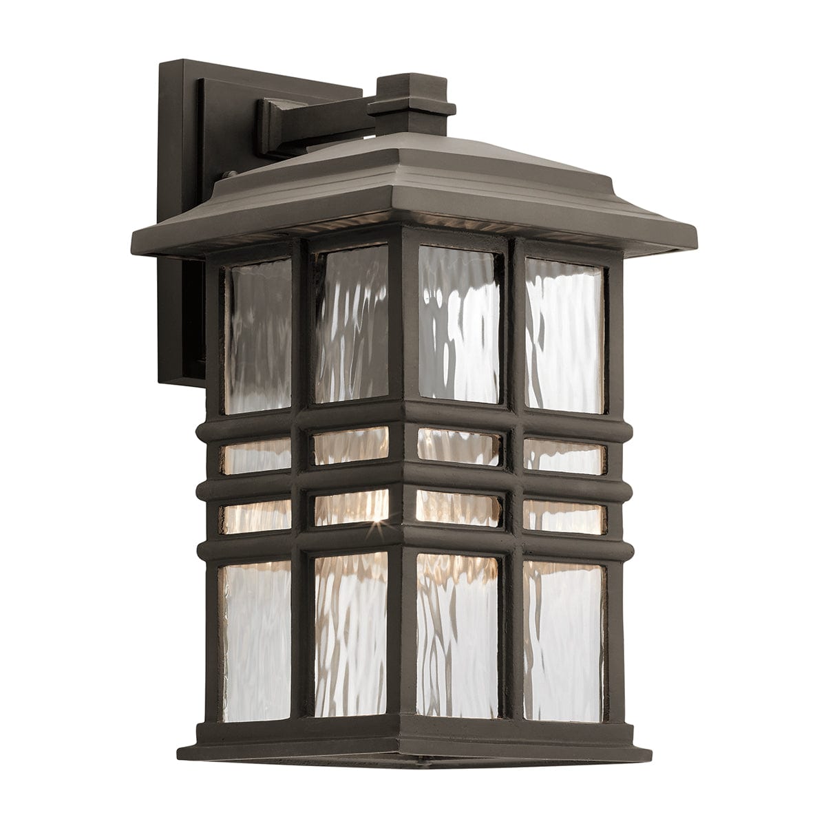 Kichler Beacon Square 1 Lt Medium Bronze Outdoor Wall Lantern