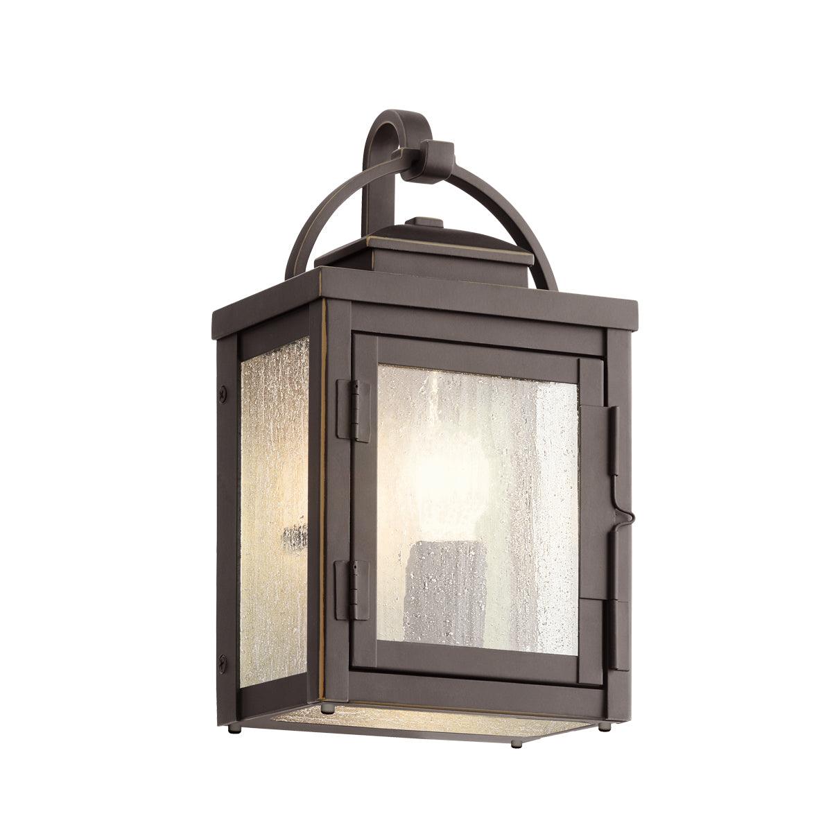 Kichler Carlson 1 Light Bronze Outdoor Wall Lantern image 1