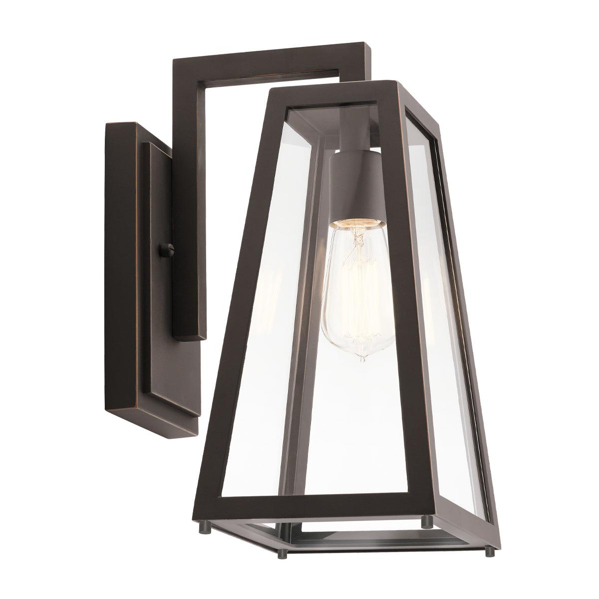 Kichler Delison 1 Light Bronze Medium Outdoor Wall Lantern image 1