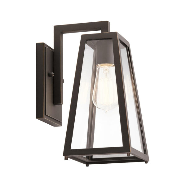 Kichler Delison 1 Light Bronze Small Outdoor Wall Lantern image 1