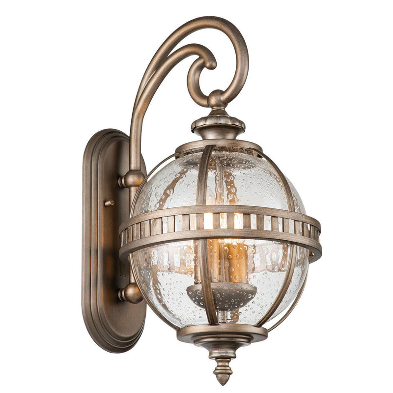 Kichler Halleron 2 Light Bronze Outdoor Wall Lantern image 1