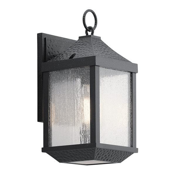 Kichler Springfield 1 Light Small Black Outdoor Wall Lantern