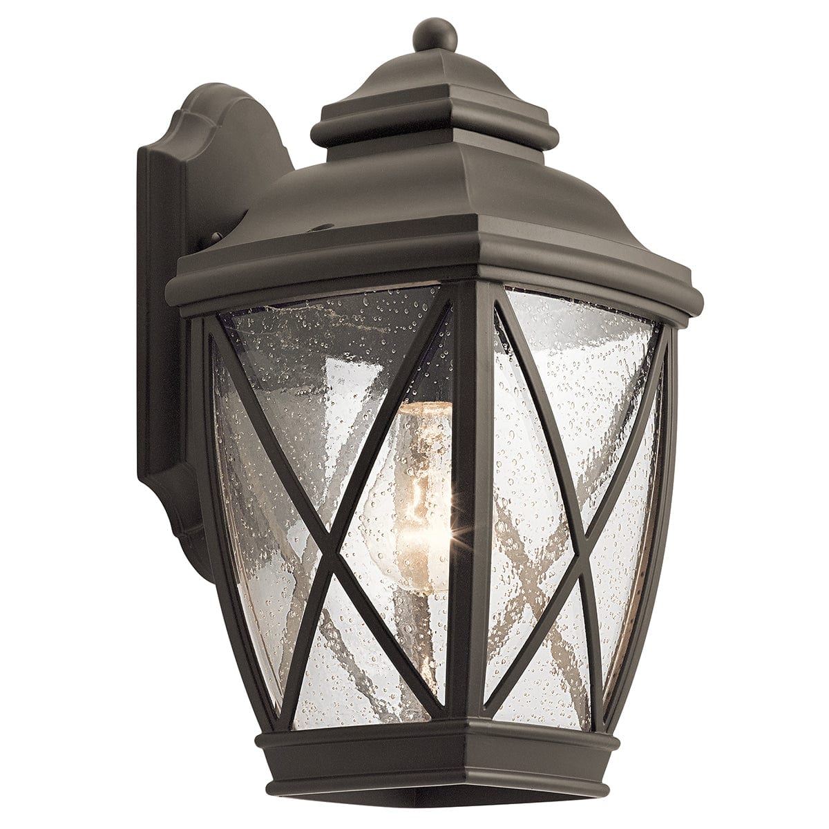 Kichler Tangier Medium Bronze Outdoor Wall Lantern