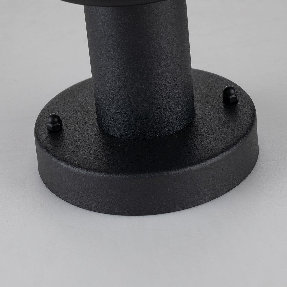 Elstead Klampenborg 1 Light Black Outdoor Pedestal