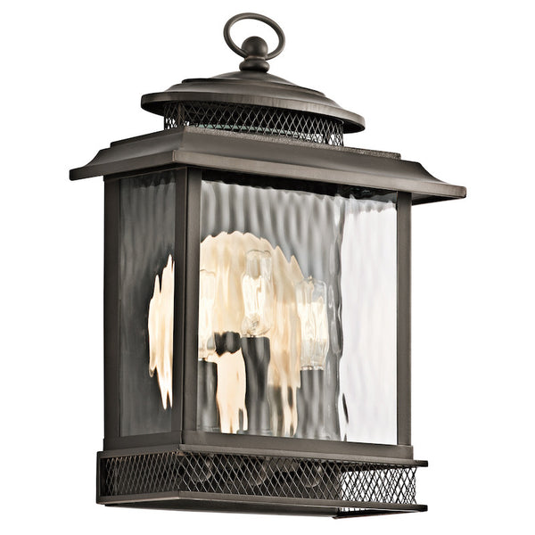 Elstead Pettiford Olde Bronze Finish Large Outdoor Wall Lantern