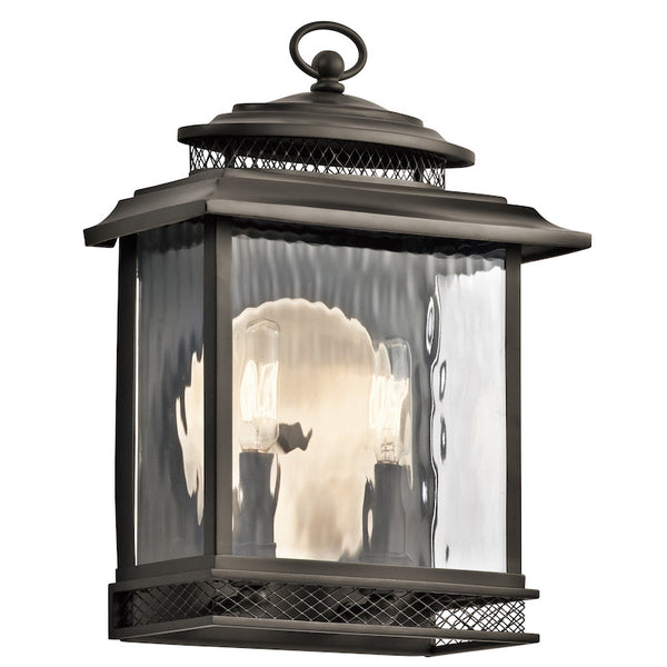 Elstead Pettiford Olde Bronze Finish Medium Outdoor Wall Lantern