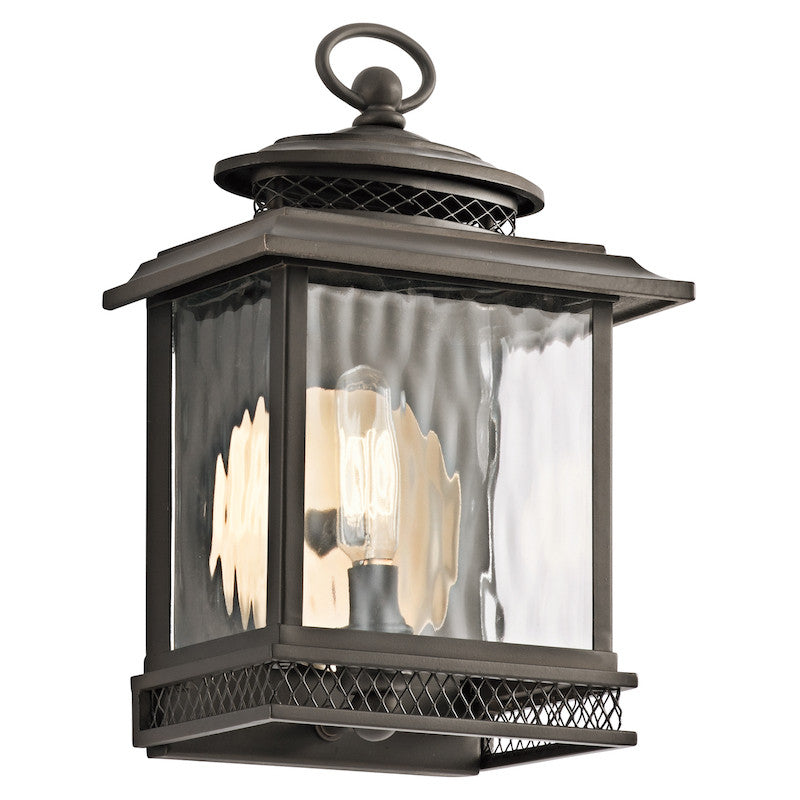 Elstead Pettiford Olde Bronze Finish Small Outdoor Wall Lantern