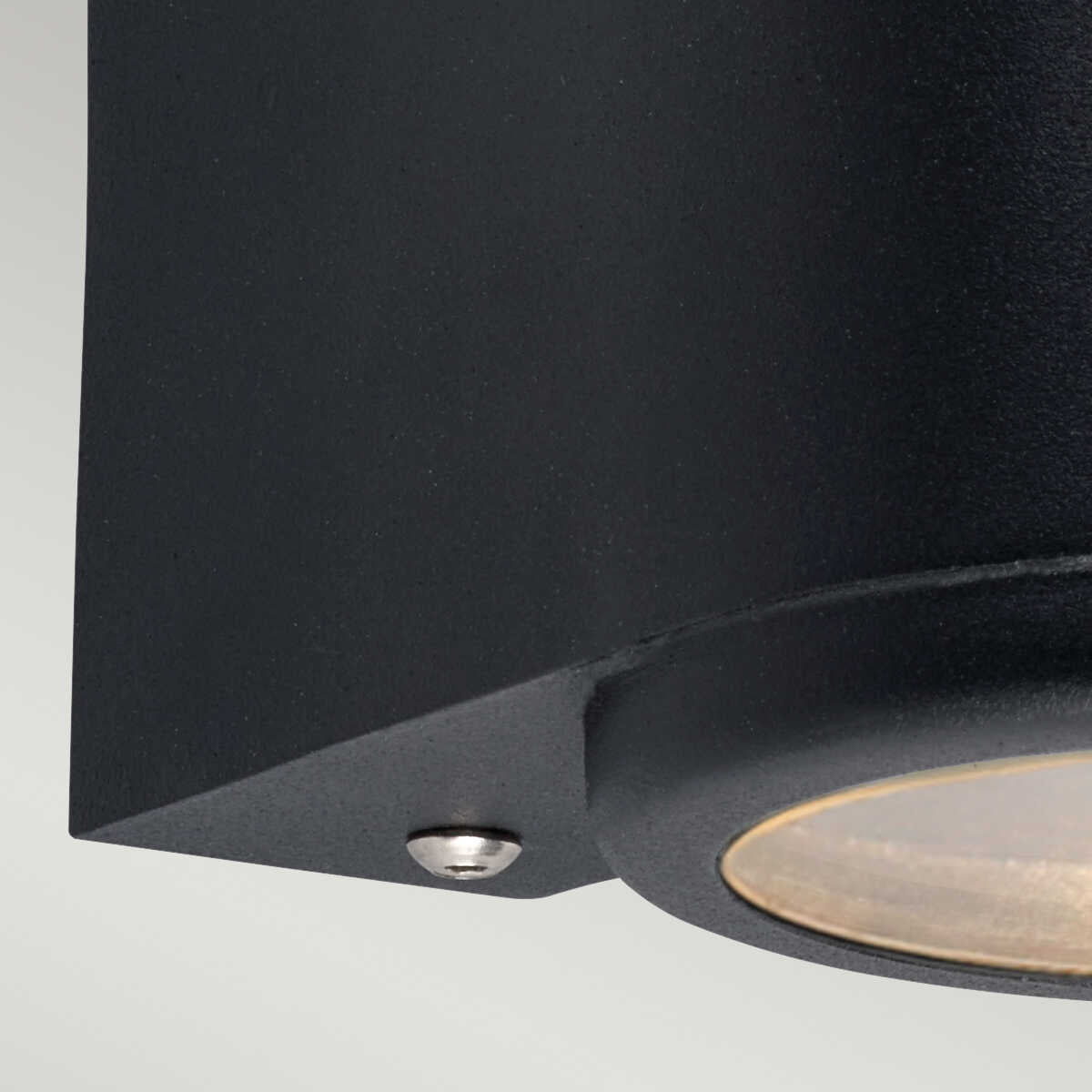 Norlys Mandal 1 Light Black Down Outside Wall Light