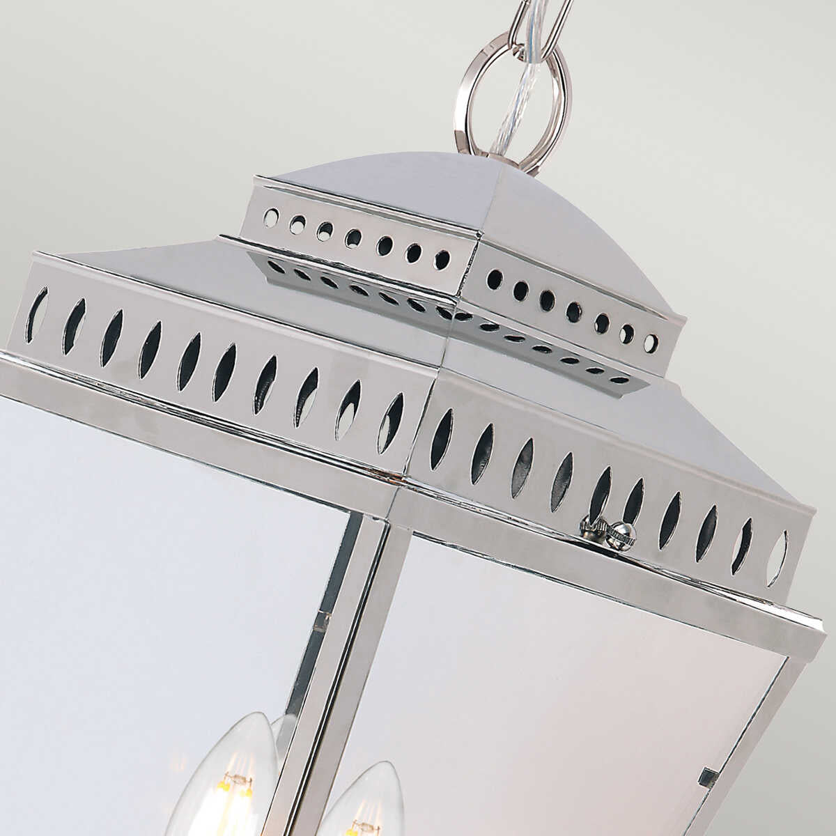 Elstead Mansion House Polished Nickel Finish Outdoor Pendant Lantern MANSIONHS8 PN