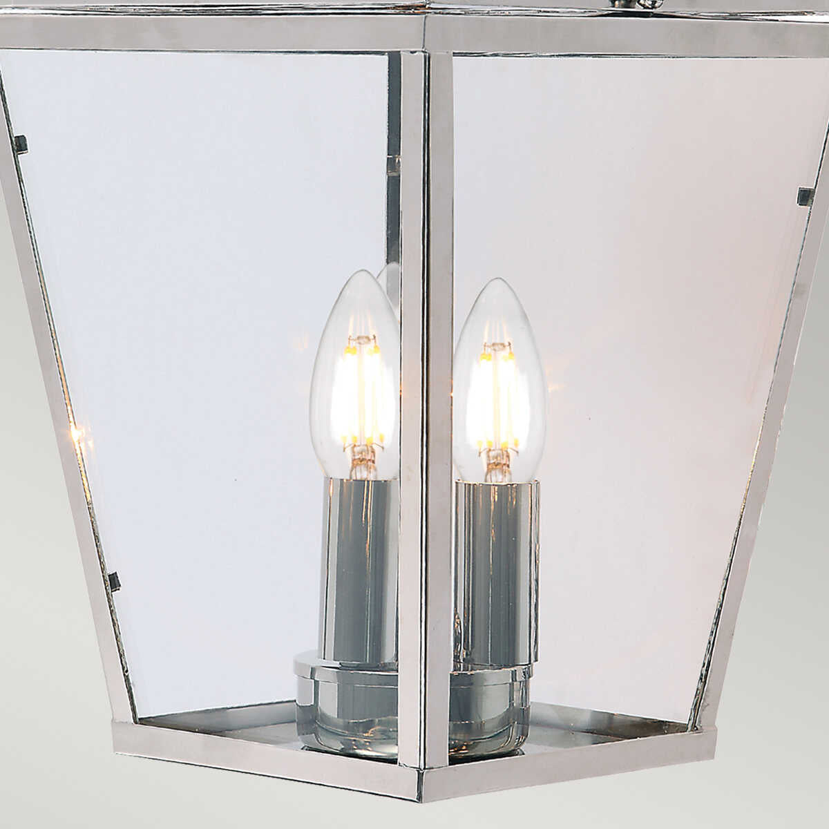 Elstead Mansion House Polished Nickel Finish Outdoor Pendant Lantern MANSIONHS8 PN