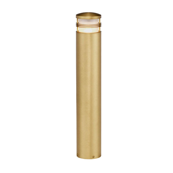 Elstead New Brighton 1 Light Medium Brass Outdoor Bollard