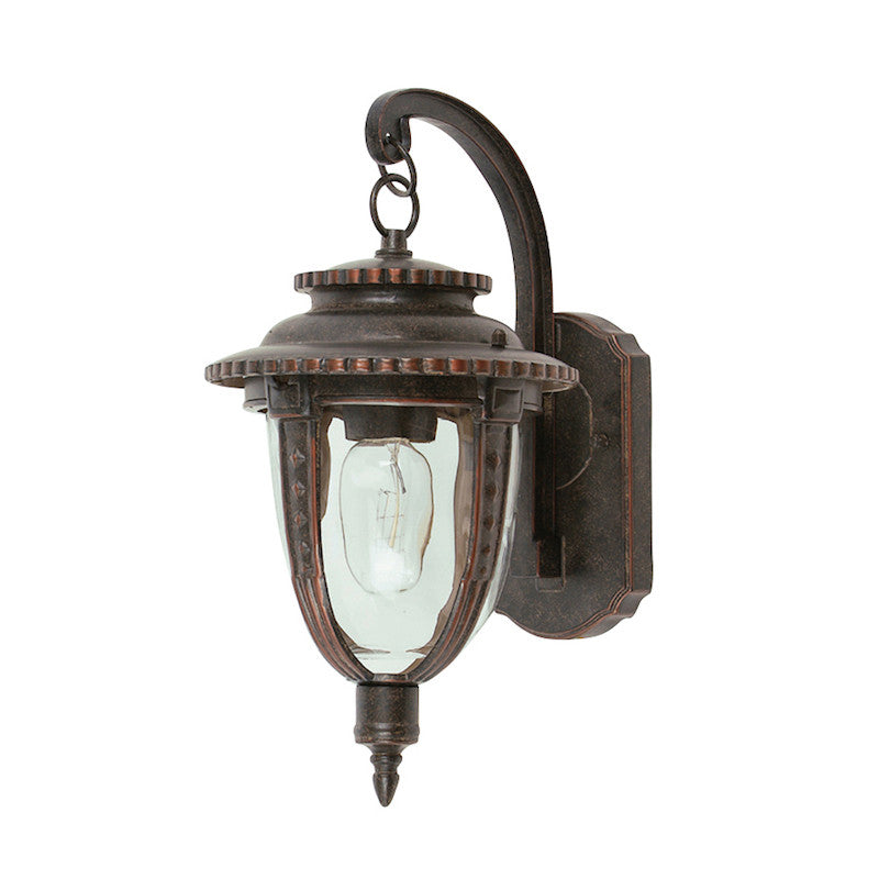 Elstead St Louis Weathered Bronze Medium Outdoor Wall Lantern