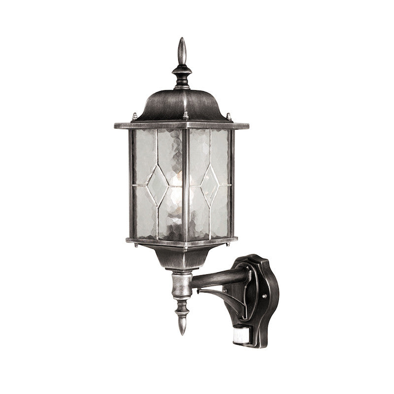 Elstead Wexford Black Finish Outdoor PIR Wall Lantern