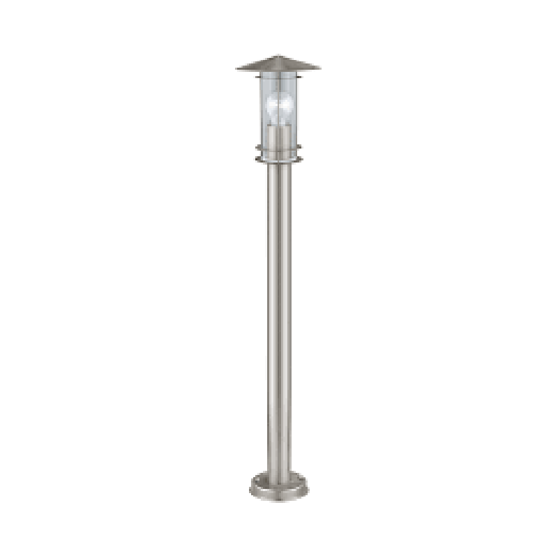 Eglo Lisio Stainless Steel Finish Outdoor Pillar Light 30188 by Eglo Outdoor Lighting