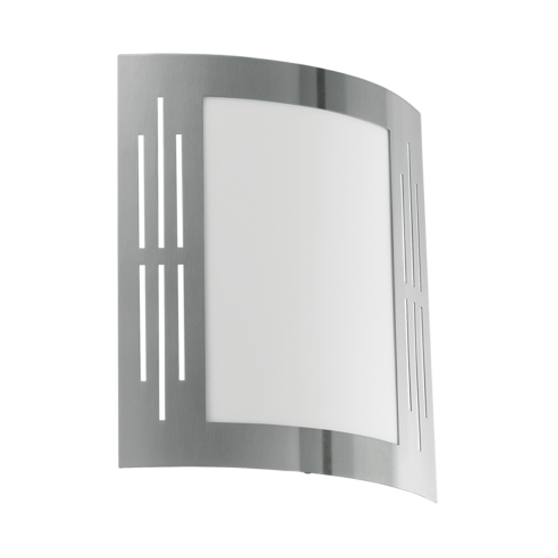 Eglo City Stainless Steel Finish Outdoor Wall Light 82309 by Eglo Outdoor Lighting