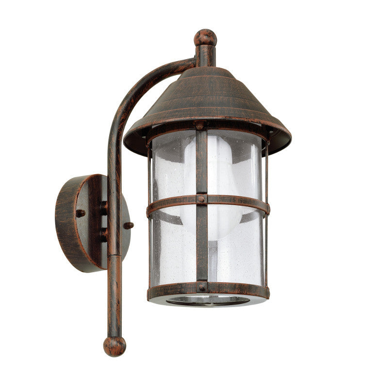 Eglo San Telmo Antique Brown Finish Outdoor Wall Light 90184 by Eglo Outdoor Lighting