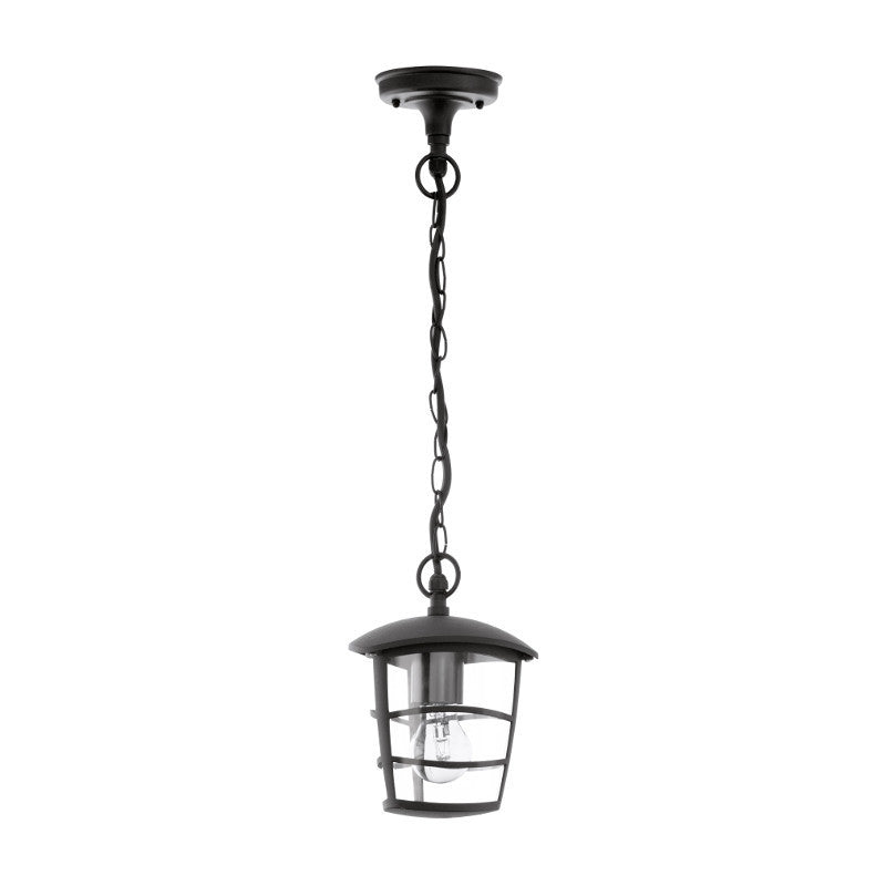 Eglo Aloria Black Finish Outdoor Pendant Light 93406 by Eglo Outdoor Lighting