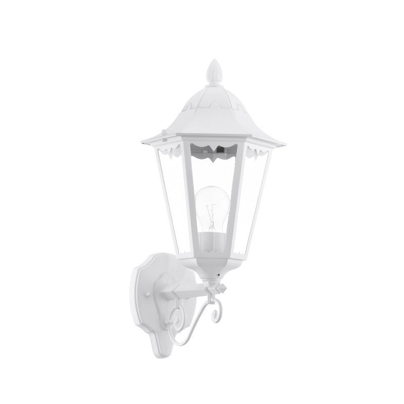 Eglo Navedo White Finish Outdoor Wall Light 93446 by Eglo Outdoor Lighting