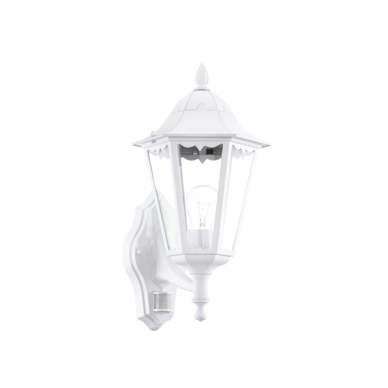 Eglo Navedo White Finish Outdoor PIR Wall Light 93447 by Eglo Outdoor Lighting