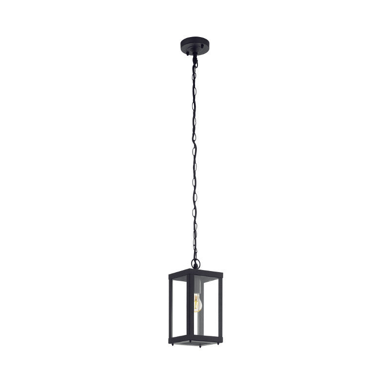 Eglo Alamonte Black Finish Outdoor Pendant Light 94788 by Eglo Outdoor Lighting